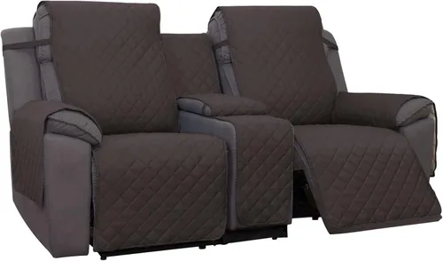 Vista 16 de PureFit Funda de Sofá de Dos Plazas Reclinable Reversible Resistente al Agua - Protector de Muebles Antideslizante para Reclinable de 2 Asientos