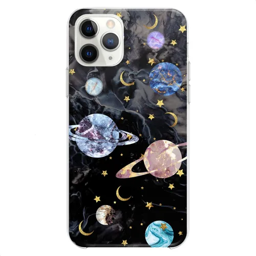 Vista 16 de Funda de poliuretano termoplástico compatible con iPhone 16e 15 14 13 12 11 Pro Max Plus Mini Xs Xr X 8 7 6 5 SE Spaceship Alien Outer Space Slim