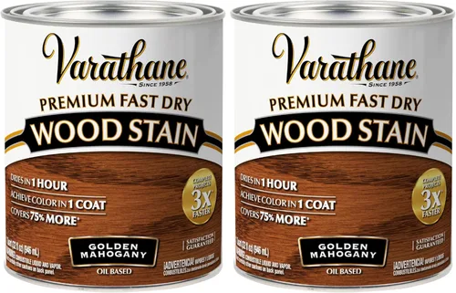 Vista 14 de Varathane 262023 - Tinte de madera prémium de secado rápido, Spring Oak, media pinta