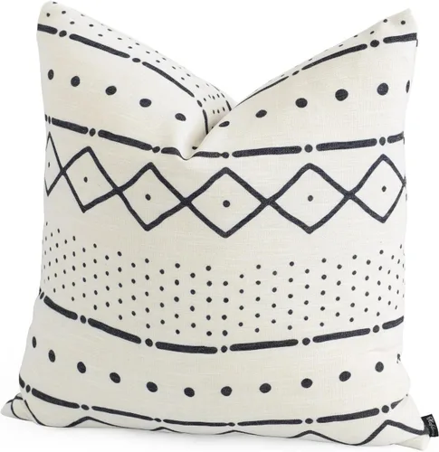 Vista 7 de Hofdeco Funda de almohada lumbar africana solamente, triángulo amarillo mostaza, 12 x 20 pulgadas