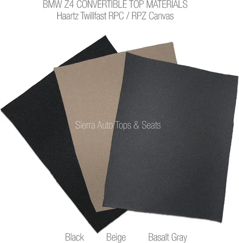 Vista 10 de Sierra Auto Tops Convertible Top Reemplazo para BMW 2003-2008 Z4, TwillFast RPC Canvas, negro, ventana de vidrio calefactable