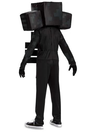 Vista 3 de Disfraz Minecraft Deluxe Wither para Niños Multicolor