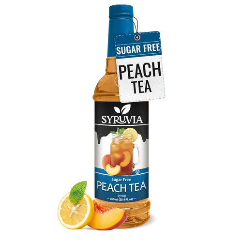 Vista 55 de Jarabe de café sin azúcar Syruvia, jarabe con sabor a caramelo para bebidas, lattes y postres – 25.4 fl oz