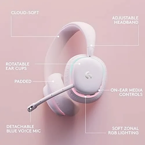 Vista 9 de Logitech G Combo de auriculares inalámbricos para juegos 735 y micrófono USB para juegos Blue Yeti Premium para transmisión con temas exclusivos