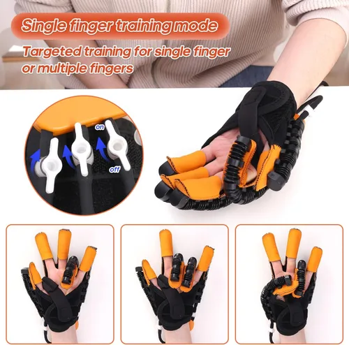Vista 5 de Guante robot de rehabilitación, Guantes robóticos para parálisis cerebral, Guante robótico de mano para rehabilitación de accidentes