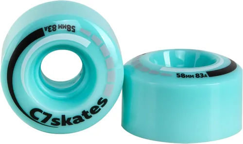 Vista 2 de C SEVEN C7skates Premium - Ruedas para patines (aguamarina)