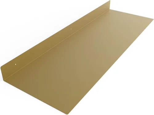 Vista 10 de Estante Flotante Lineal Hecho en EE.UU. - Acero Forjado Fabricado en EE.UU. - Estante Industrial de Metal de Servicio Pesado Montado en Pared