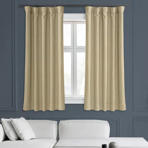 Vista 4 de HPD Half Price Drapes Bellino - Cortinas de oscurecimiento de habitación de 63 pulgadas de largo, para dormitorio y sala de estar (1 panel), 50