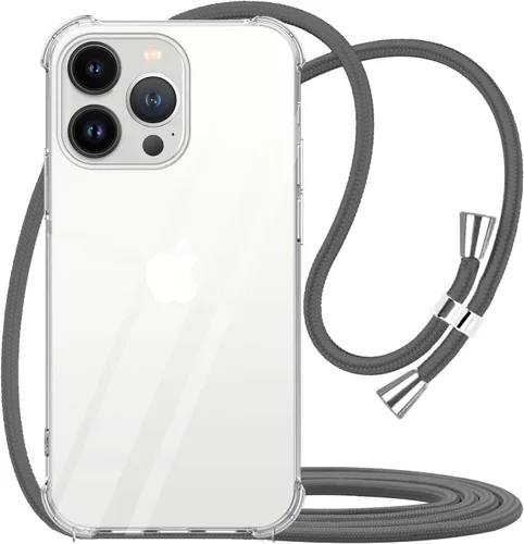 Vista 15 de Funda cruzada para iPhone SE 2/3, correa de cordón ajustable transparente para el cuello para mujer para iPhone 7/8, funda de teléfono TPU suave a
