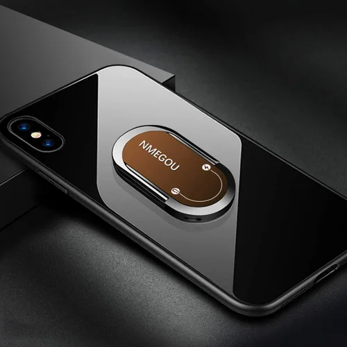 Vista 10 de Soporte magnético para encendedor de cigarrillos multiUSB, para iPhone, Samsung, Huawei, Xiaomi, cargador automático, soporte de anillo (azul)
