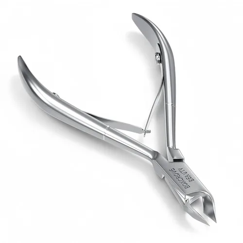 Vista 17 de Cortador de Cutículas Profesional de Acero Inoxidable Alicates de Cutículas con Cuchillas Afiladas y Doble Resorte Cortaúñas de Cutículas Negro Pack