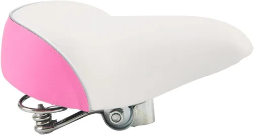 Vista 4 de Asiento ancho de bicicleta para niñas, morado y rosa Rosado