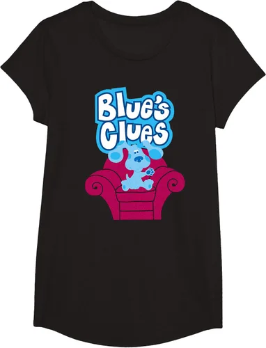 Vista 3 de Camiseta Blue's Clues On Red Sofa Negro