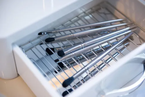 Vista 5 de VIO Espejo de belleza con cajón de limpieza de productos de luz UV
