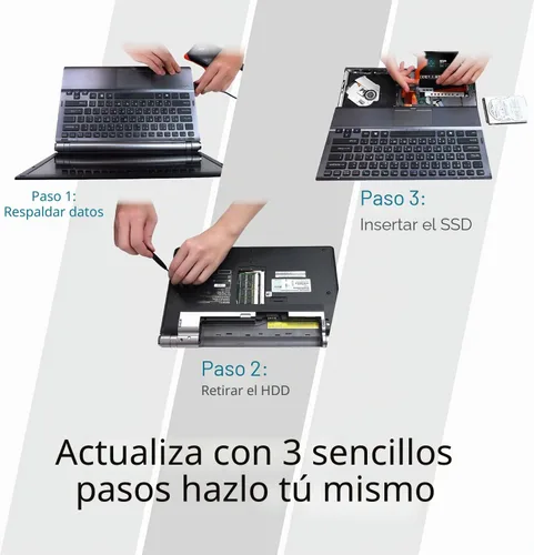 Vista 8 de Silicon Power 2TB SSD 3D NAND A55 SLC Cache Performance Boost SATA III de 2.5 pulgadas 7 mm (0.28") Unidad de estado sólido SSD interno
