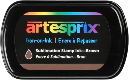 Vista 14 de Artesprix Almohadilla de tinta de sublimación para manualidades, estampado y pintura, color negro
