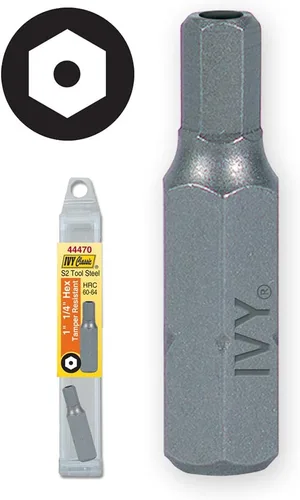 Vista 3 de IVY Classic 44470 Broca hexagonal resistente a manipulaciones de 1 pulgada x 1/4 pulgadas, Impact Plus, 1/caja