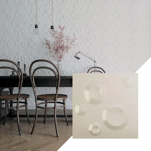 Vista 21 de Ekena Millwork WP12X12COWH Cole EnduraWall - Paneles decorativos de pared 3D de 11 7/8 pulgadas de ancho x 11 7/8 pulgadas de alto, color blanco