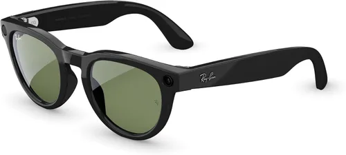 Vista 5 de Meta Ray-Ban (Gen 2), Headliner AI Glasses Gris brillante/Esmeralda