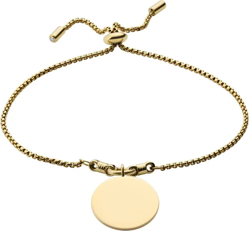 Vista 3 de Fossil - Pulsera de acero inoxidable para mujer, color oro rosa
