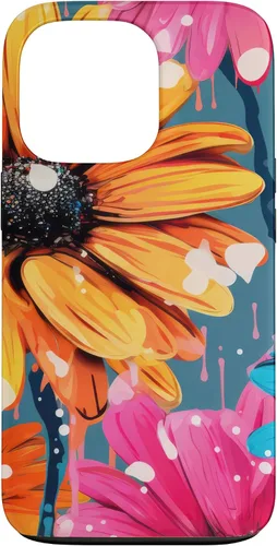 Vista 10 de Drip Gerbera Daisies Case for iPhone 17