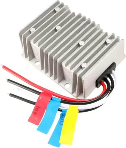 Vista 6 de Rebower Regulador convertidor de CC a CC, transformador de conversión de potencia impermeable, [para camiones, autos y barcos] – CC 12 V escalonado