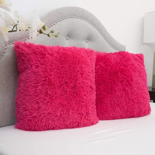 Vista 4 de Almohada de la marca Sweet Home Collection de piel sintética, suave y cómoda