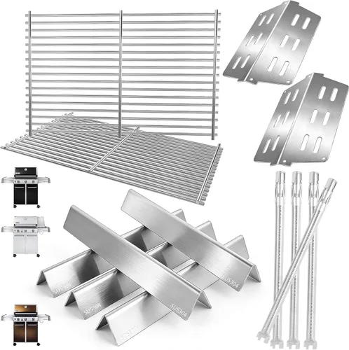 Vista 11 de Kit de Piezas de Parrilla para Weber Genesis 300 310 330 Piezas de Parrilla para Weber Genesis E330 E310 S310 S330 EP330 EP310 S320 E320 Piezas