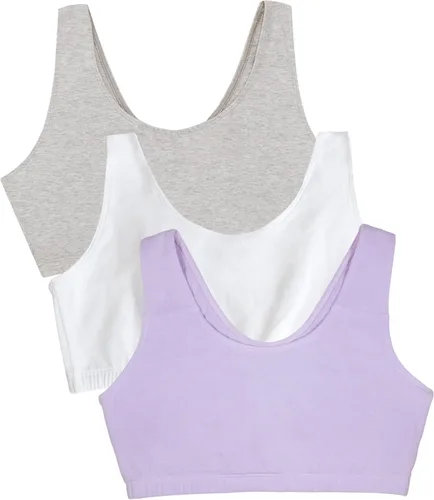 Vista 20 de Fruit of the Loom - Sujetadores deportivos estilo camiseta para mujer (paquete múltiple)