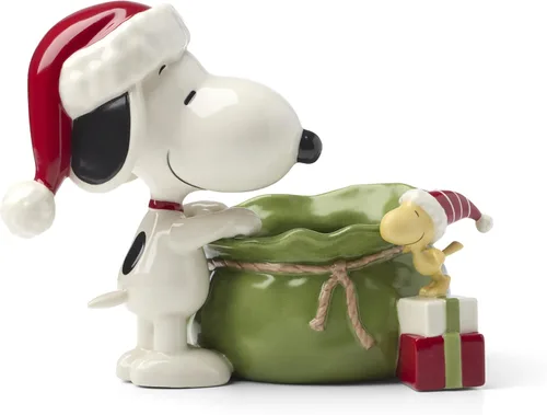 Vista 21 de Lenox 897746 Figura Iluminada de Navidad de Peanuts, Decoraciones de Navidad, Decoración