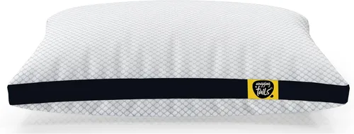Vista 7 de Wagging Tails Cama para perros con funda extraíble impermeable lavable Sofá de microfibra y espuma viscoelástica triturada Saco de dormir