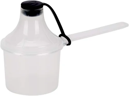 Vista 22 de 15 cc 1 cucharada 1/2 fl oz. 14.8 mL Cuchara de plástico de mango corto con embudo adjunto, cucharas medidoras para polvos, café, comida