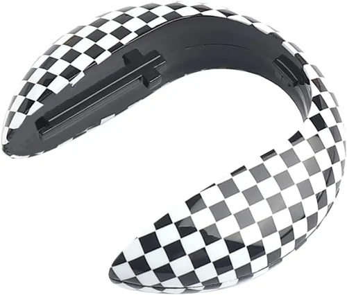 Vista 3 de Union Jack Design - Carcasa para llave a distancia para Mini Cooper KeyCase F54 F55 F56 F60 2014-2023 cuadriculado