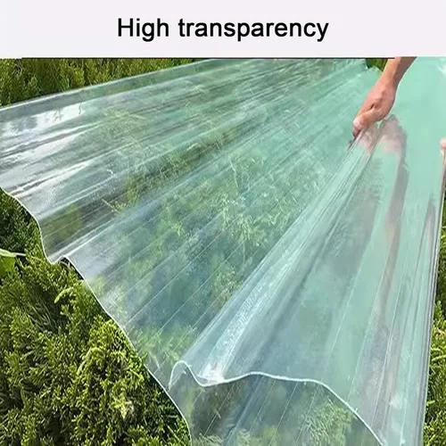Vista 2 de Hoja de techo transparente, panel de revestimiento para techos, hoja de techo corrugado, paneles de iluminación diurna de fibra de vidrio, hoja