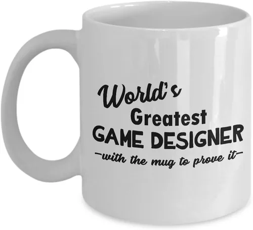 Vista 3 de Regalos para diseñador de videojuegos – Los más grandes con la taza para probarlo – taza de café taza de té divertida bonita idea de regalo
