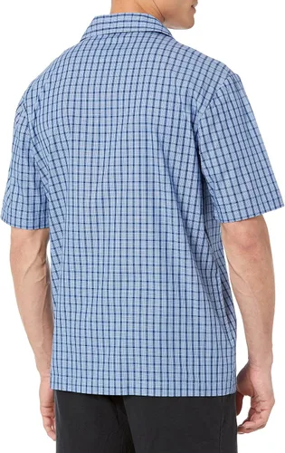 Vista 2 de Nautica Pijama de manga corta 100 algodón suave tejido con botones para hombre