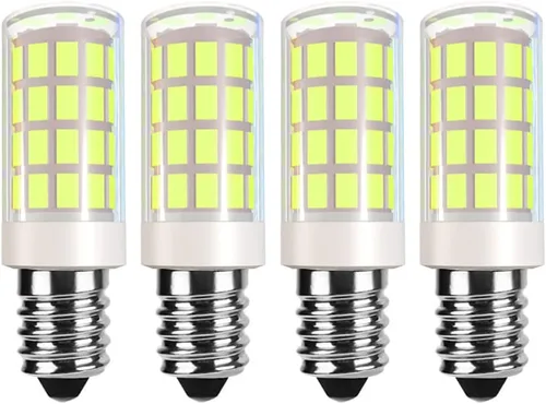 Vista 9 de Bombilla LED E14 E14, bombilla de base europea E14, bombilla de campana de cocina E14, bombilla de araña de 120 V de repuesto para lámpara de sal
