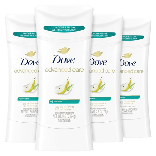 Vista 25 de Dove Advanced Care Anti Deo Stick Cool Essentials Pack de 12 para ayudar a la reparación de la barrera cutánea después del afeitado, control