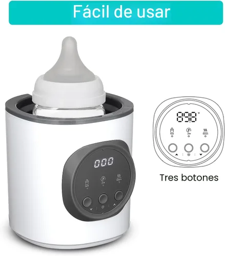 Vista 4 de Vaundra Calentador rápido de biberones para leche materna y fórmula 120V