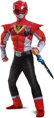 Vista 5 de Power Rangers Classic Beast Morphers Gold Ranger - Disfraz para niño