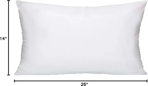 Vista 9 de MoonRest Cojín rectangular de microfibra de poliéster hipoalergénico de alta calidad para almohada decorativa, funda de cojín con cremallera oculta