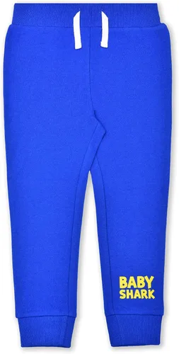 Vista 4 de Nickelodeon Baby Shark - Camiseta y pantalones deportivos de 2 piezas para niños y niños pequeños, color azulamarillo
