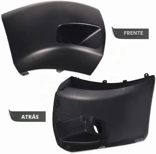 Vista 5 de G-PLUS Extremo del parachoques delantero compatible con Chevy Silverado 1500 2007-2013 frontal derecho e izquierdo con barra frontal imprimada
