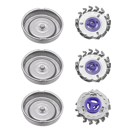 Vista 5 de 3 x Cabezales de Afeitadora Cuchilla Cortadora para Philips Norelco 3601X 3405LC 5625X 5812XL HQ40
