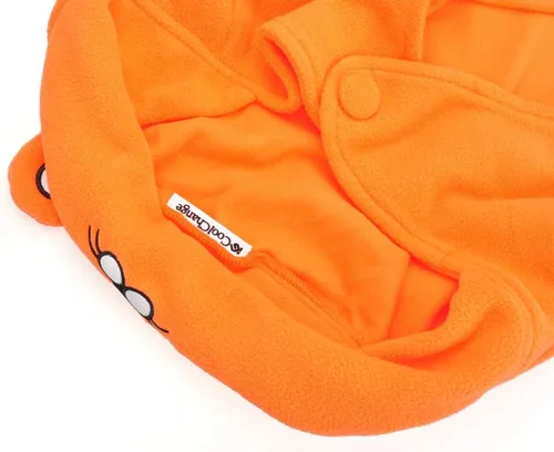 Vista 4 de Capa de Cosplay de anime lindo color naranja capa con capucha