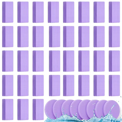 Vista 8 de Mifoci 960 esponjas faciales comprimidas para esteticistas, almohadillas de esponja de eliminación de maquillaje para mujeres, spa exfoliante facial