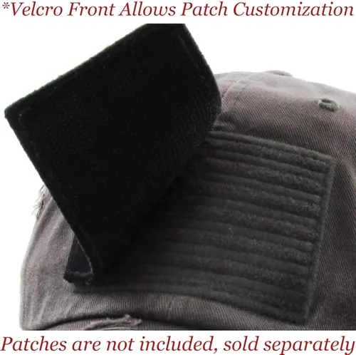 Vista 7 de KBETHOS - Colección de operador táctico de pesca con bandera de pesca con gorra con parche de pesca de la bandera de EE.UU, uso al aire libre, malla