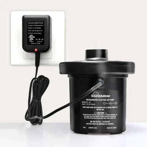 Vista 5 de Colchón de aire SoundAsleep con PVC ecológico y bomba de aire recargable