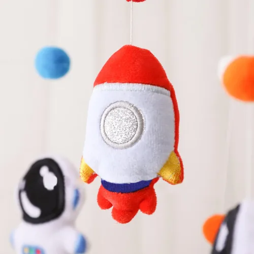Vista 4 de Móvil de bebé para cuna, móvil espacial para cuna, cuna de astronauta