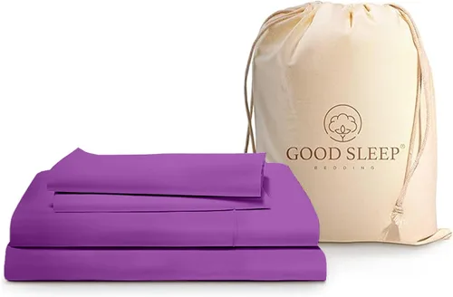 Vista 25 de Good Sleep Bedding Sábanas tamaño individual XL, juego de sábanas de 4 piezas, 800 hilos, suaves, duraderas, extra largas, bolsillo profundo de 16
